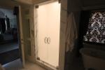 Dual French Doors and Lighting For A Steam Shower with Steam