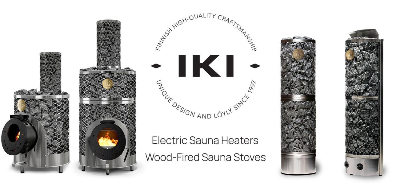 IKI Sauna Heaters and Wood Burning Stoves